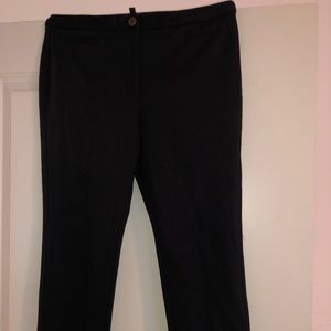 Talbots Dalton 8P black pants NWT